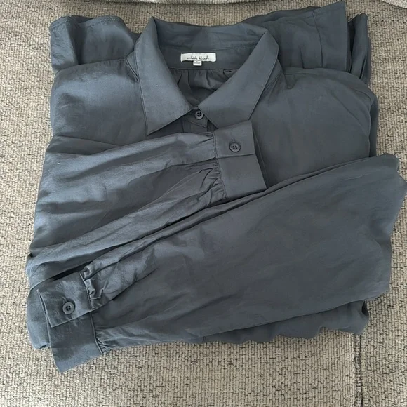 White Birch flowy blouse. - Picture 3 of 5